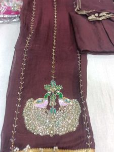 Elegant Maroon Salwar Suit