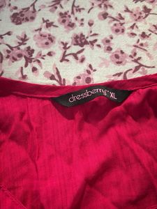 Pink Embroidered Top