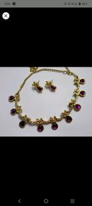 purple necklace+ny lipstick (4)+pink blender