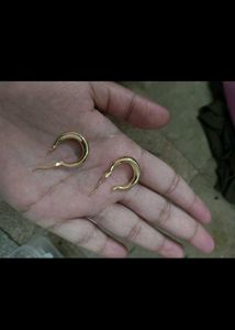 PALMONAS Gold Hoop Earrings