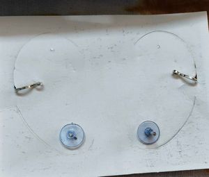 Peacock Feather Ear Cuff