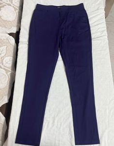 Dark Purple Straight Pants