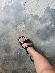 Black FANCY  Slippers