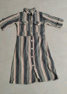 Striped Shirt Dress