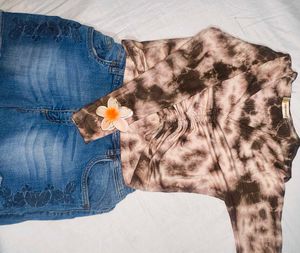 Brown Crop Top