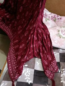 ❗SALE❗BRAND NEW WINE KURTI