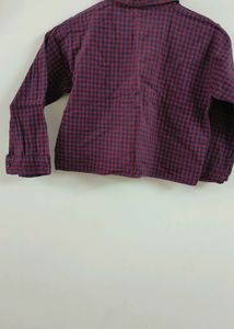 Red and Black Checkered  Shirt