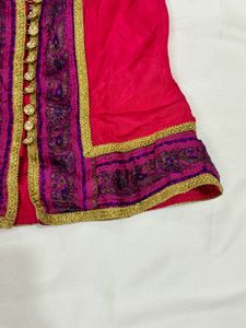 Magenta Color Corset Top