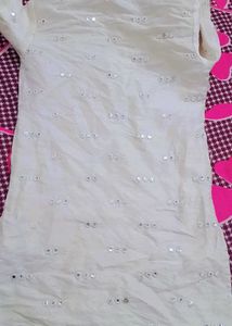 Elegant cream Kurta,Make Ur Offer Fast.