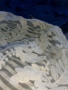 Striped &amp; Lace Fabric