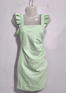 Cute Green Mini Dress
