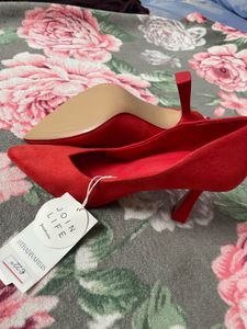 Stradivarius Red Pointed Heels