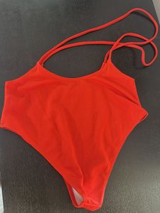 Red One Piece Swimsuit