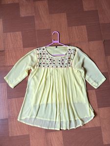 Bright lemon Yello Top - XXL