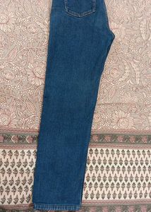 Straight Leg Denim Jeans
