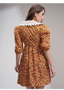 Floral Print Mini Dress