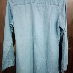 Denim Long Kurta For Women