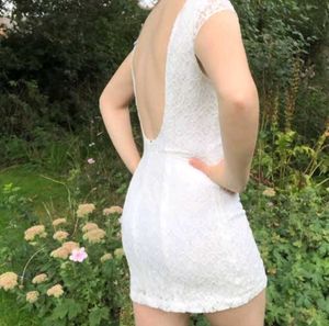 HOLLISTER White Lace Dress