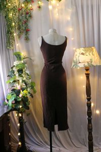 Brown westside Bodycon Dress