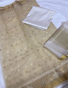 Golden Zari Work Suit
