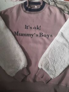 Women's "It's ok! Mummy's Boys" Pullover