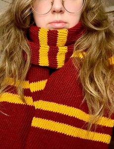 Striped crochet Scarf