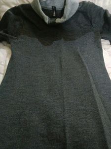 Grey Woolen Kurta For Women
