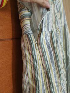 Ariana Grande Style Short Striped Dress
