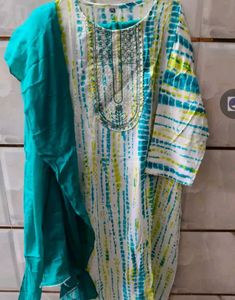 Green Kurta Set