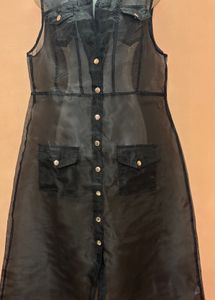 Black Mesh/Net Dress