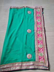 Green Saree