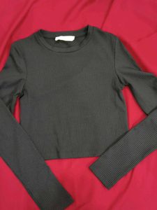 Black Long Sleeve Top