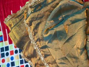 Golden saree
