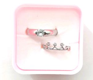 Couple Ring For Girls/Boys, Gift Sterling Silver.