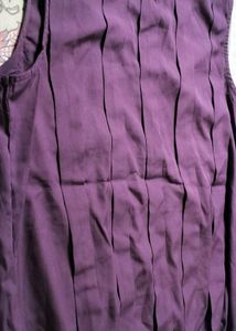 Purple Sleeveless Top