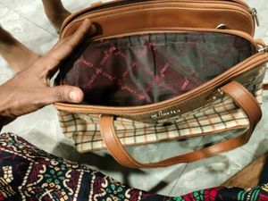 Vintage Elimate Plaid Handbag