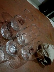 5 Glass Full New Condition