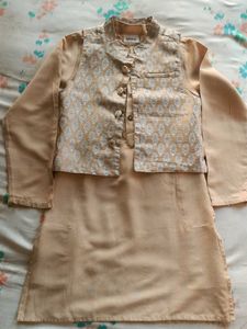 Beige Kurta Set