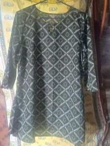 Diamond Print Tunic.short Kurti