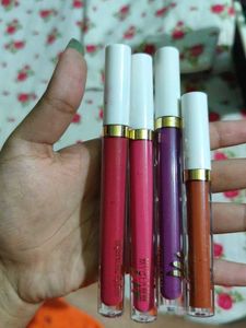 4 My Glam Lipsticks+ Free Blue heaven