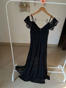 OFF SHOULDER  BLACK MAXI DRESS