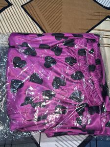 Heart Print Purple Pajama Set