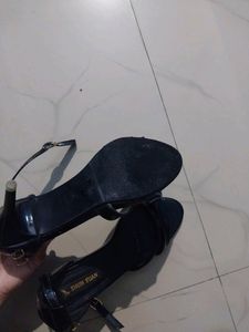 Pencil Black Heels Size 35