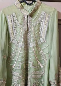 pakistani chiffon Embroidered Kurta set