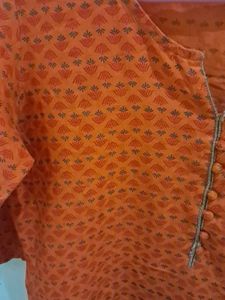 A Orange Kurta