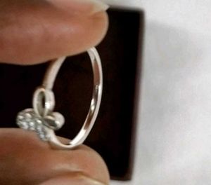 92.5 Sterling Silver Butterfly Ring