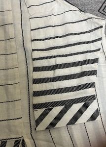 Brand New Striped Embroidered Tunic
