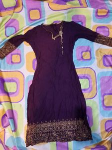 purple kurta