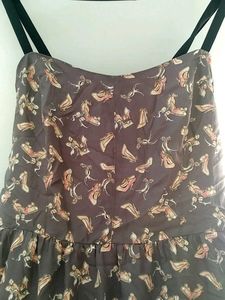 Vintage Shoe Print Sundress