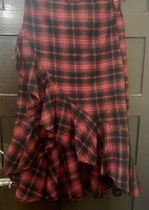 Checked skirt (with Free Top Included)